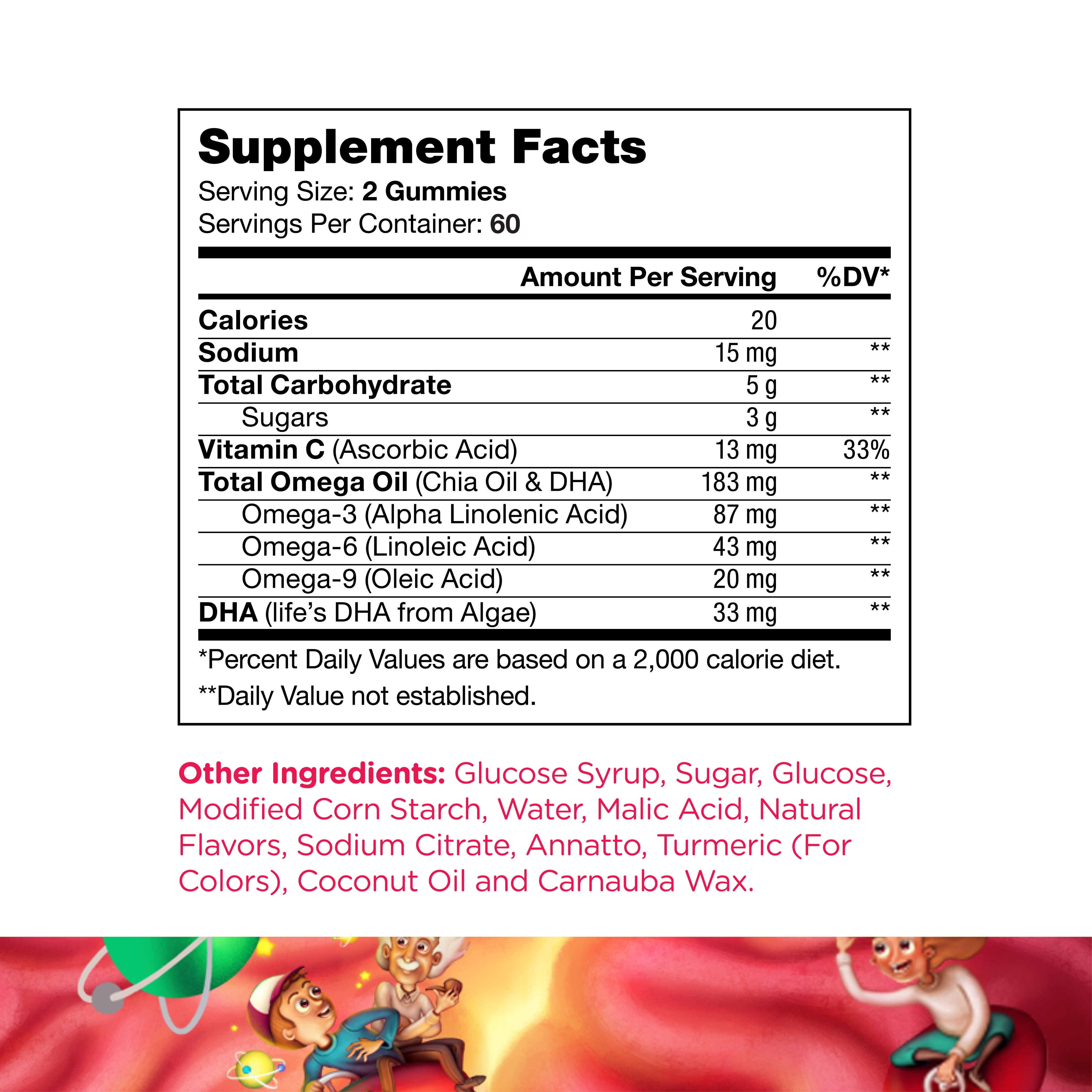 Chapter One&trade; O Is For Omega - 120 Gummies (60 Servings)